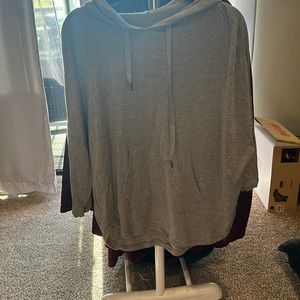 WorkShop Republic 3/4 sleeve hoodie